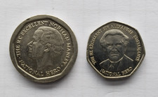 Münzen Jamaica 5+1 Dollar 1994/95 Norman W. Manley, Alexander Bustamante