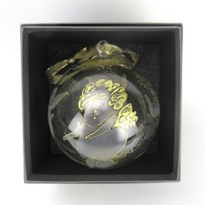 Rosenthal Glas Weihnachtskugel Andy Warhol Weihnachten GOLDEN ANGELS Mittel