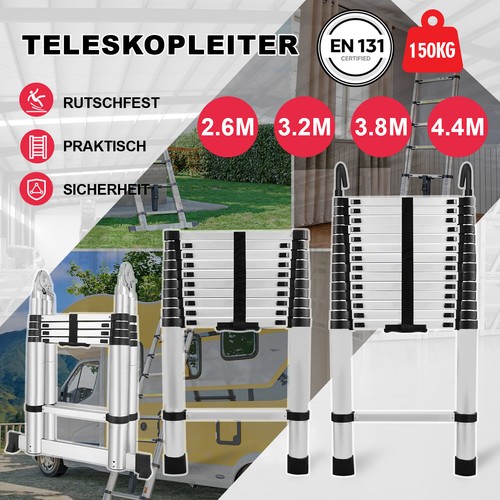 Teleskopleiter 3 8m - 4,4m, 3,8m