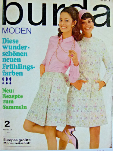 Altes burda modeheft ausgabe - modeheft, 2