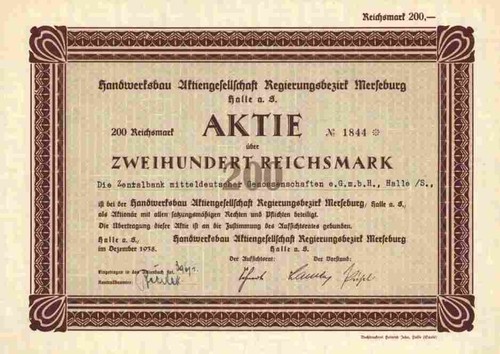 Handwerksbau 1938 merseburg - 1938,