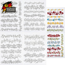 Wasserlösliche Stickvorlagen