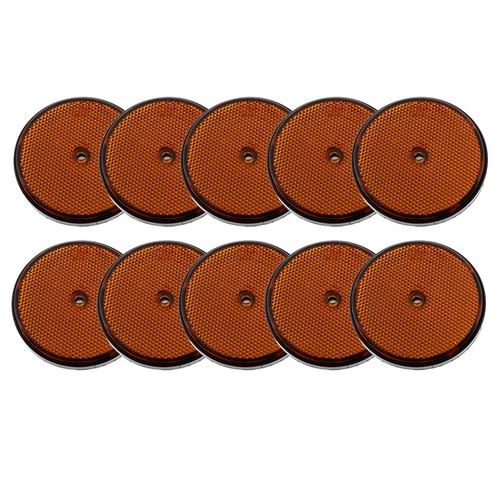 10x reflektor orange rund - 10x,