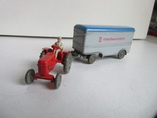 Wiking 1:87 Fahr Schlepper/Trecker mit altem 2-achsigen Anhänge FERNTRANSPORTE !