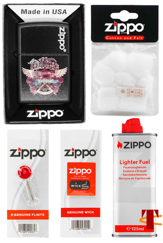 Zippo tattoo geschenkset - tattoo,