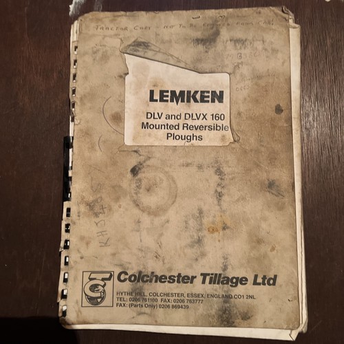 Lemken dlv dlvx wendepflug - &,