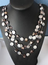 Perlmutt Collier vintage sehr