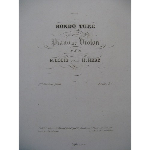 Louis rondo türkische - n.,