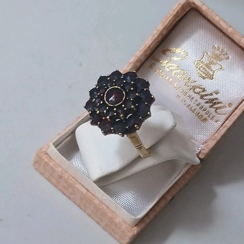 Antiker granatring wohl - granatring,