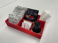 Aufbewahrungsbox Organizer für Espresso-Pads, Kaffee Pads, Becher, Zucker