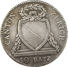 1813 Kanton Zürich 40 Batz
