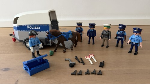 Playmobil polizeipferd mit - playmobil,