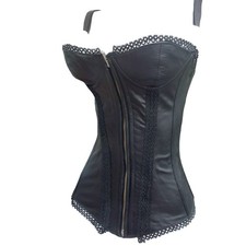 Ledercorsage echtes leder - ledercorsage,