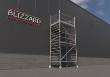 Roll Gerüst, Alu Gerüst, Fahr Gerüst 2,30 m x 1,50 m | Arbeitshöhe 6,19 m