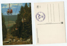 16802 - Seilschwebebahn zum Ochsenkopf - Fichtelgebirge - alte Ansichtskarte