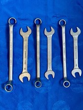 3 x Ringschlüssel, 3 x Gabelschlüssel - DOWIDAT / GEDORE No.2/No.6