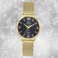 Girl Only GO Damen Armbanduhr Mademoiselle Quarz-Uhr Edelstahl gold UGO695565