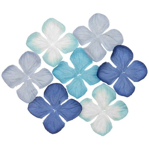 Hortensionen papierblumen blau - hortensionen,