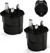 2 Stück Reiseadapter UK