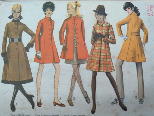 Vintage 60er jahre simplicity - jahre,