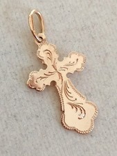 Gold Kette Anhänger Kreuz ✝