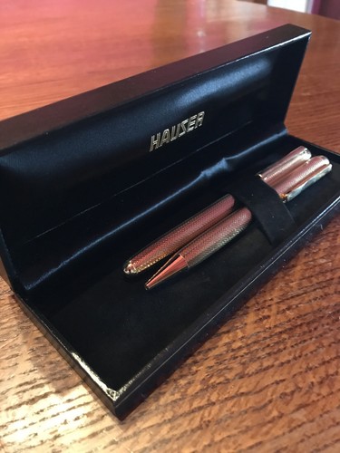 Schreibset vergoldet marke - schreibset,
