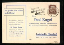 Ansichtskarte Imkerei, Paul Kogel, Fachhandlung für echte Bienenhonige 1936 