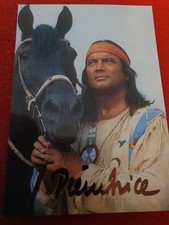 Pierre Brice /Winnetou Autogrammkarte Postkarte