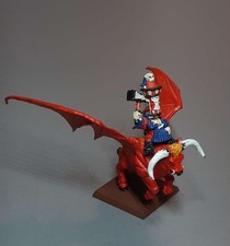 Warhammer Chaos Dwarf Helsmiths of Hashut Lord Hero on Bale Taurus Metal