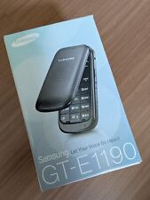 SAMSUNG GT-E1190 DARK GRAY NEU VERSIEGELT KLAPPHANDY FLIP