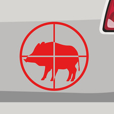 Aufkleber Wildschwein im
