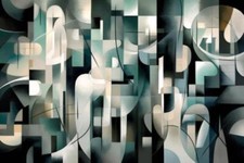 Wandbild: Abstrakter