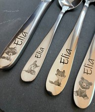 Kinderbesteck mit gravur - kinderbesteck, /