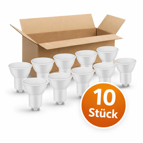 10x led gu10 4000k - 10x, 5w