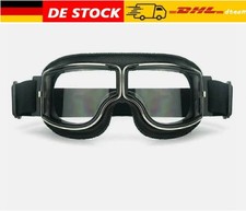Motorradbrille für Brillenträger Fliegerbrille Boarder Retro Piloten Goggles DE