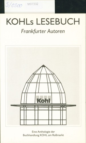 Kohls lesebuch frankfurter - kohls, lesebuch.