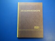 Zeiss Mikroskope und Nebenapparate. Ausgabe 1939 Buch top Zustand Beschreibung
