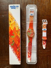 Swatch Sotschi Olympics 2014 BRANDNEU plus Ersatzarmband