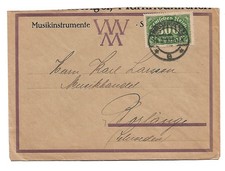 Auslandsbrief Markneukirchen 19.5.23 nach Schweden Porto 300M