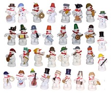 Kugelschneemann Holzfigur