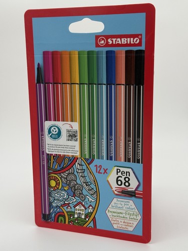 Stabilo 12x filzstifte pen - stabilo,