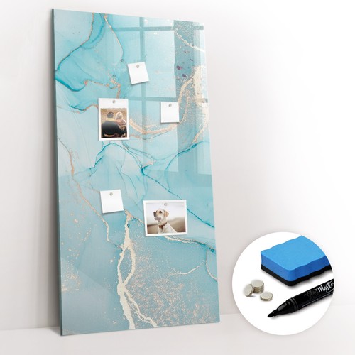 Magnettafel glas mit - glas, magneten