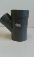 PVC Abzweig 75 x 50 mm - Abflussrohr  - Klebefittings - !! 2 Stück-1 Preis ! DDR