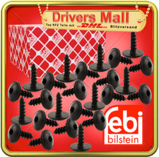 25x FEBI Schraube Motor Unterfahrschutz für AUDI SEAT SKODA VW OE: N90974701