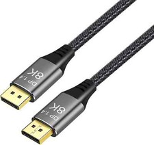 YIWENTEC Kupferkabel Ultra HD 8K 4K DisplayPort-Kabel DP 1.4 8K @ 60Hz 4K @ 144H