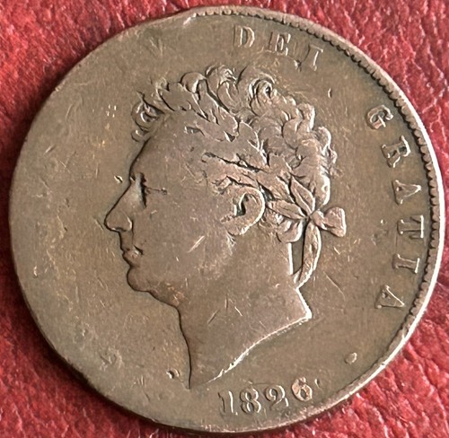 Georg iv half penny - -,