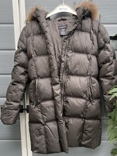 Eddie Pen Jacke PIUMA, Daunenjacke, Kapuze/Fellbesatz abnehmbar, Grau Gr.10