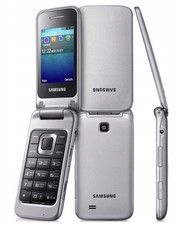 Samsung GT-C3520 Klapphandy, Silber