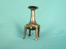 8361:Afrika, Gefäß, Vase, Kultgefäß,Messing, versilbert, Handarbeit, Sammlung.