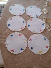 6 er Set kleine Untersetzer